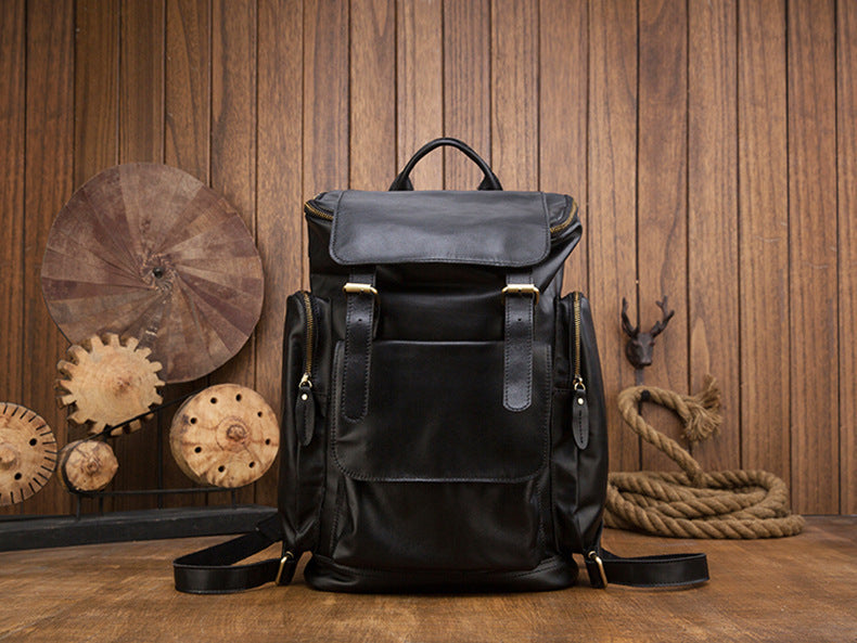 Zaino in Pelle Nero
