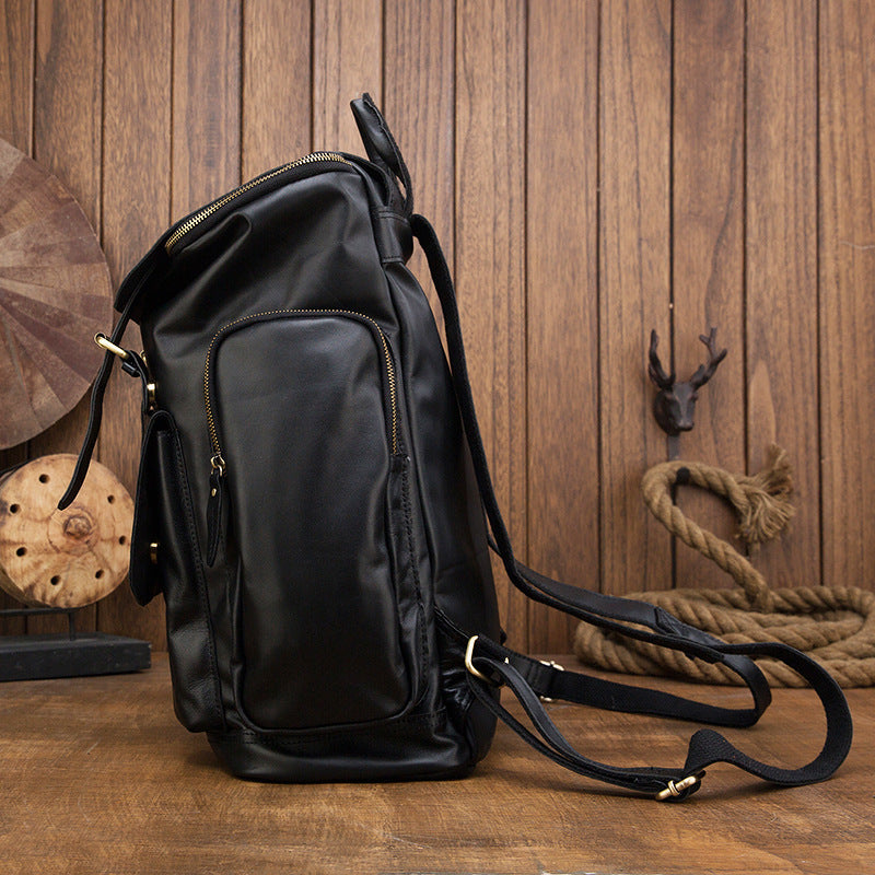 Zaino in Pelle Nero