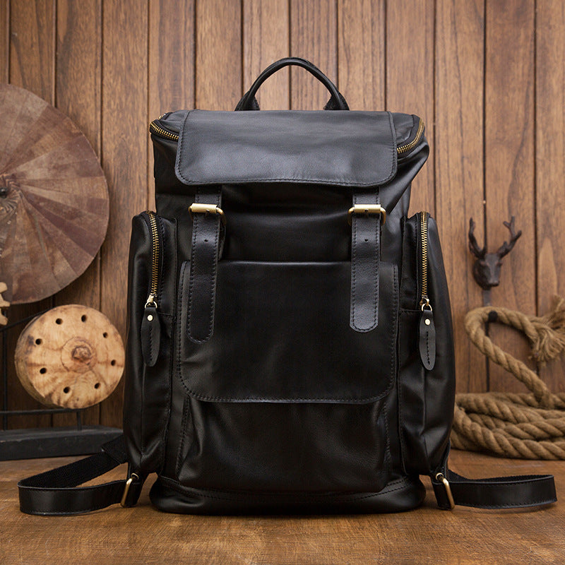 Zaino in Pelle Nero