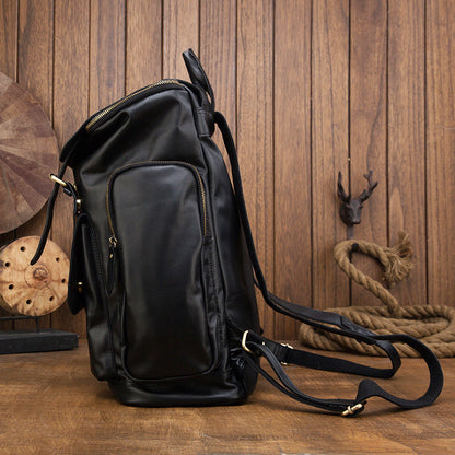 Zaino in Pelle Nero