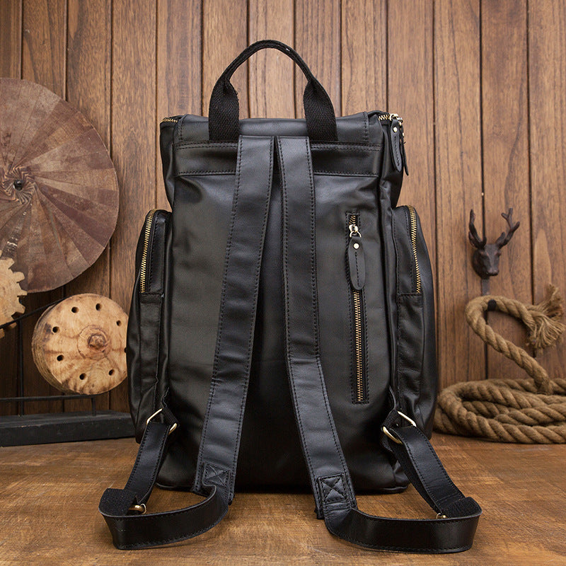 Zaino in Pelle Nero