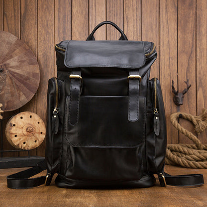 Zaino in Pelle Nero